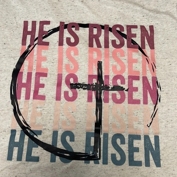 Bella Canvas He is Risen Tshirt - Picture 2 of 4
